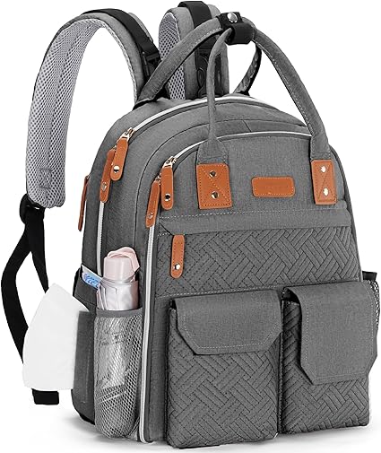 MIYCOO Diaper Bag Backpack ,Grey