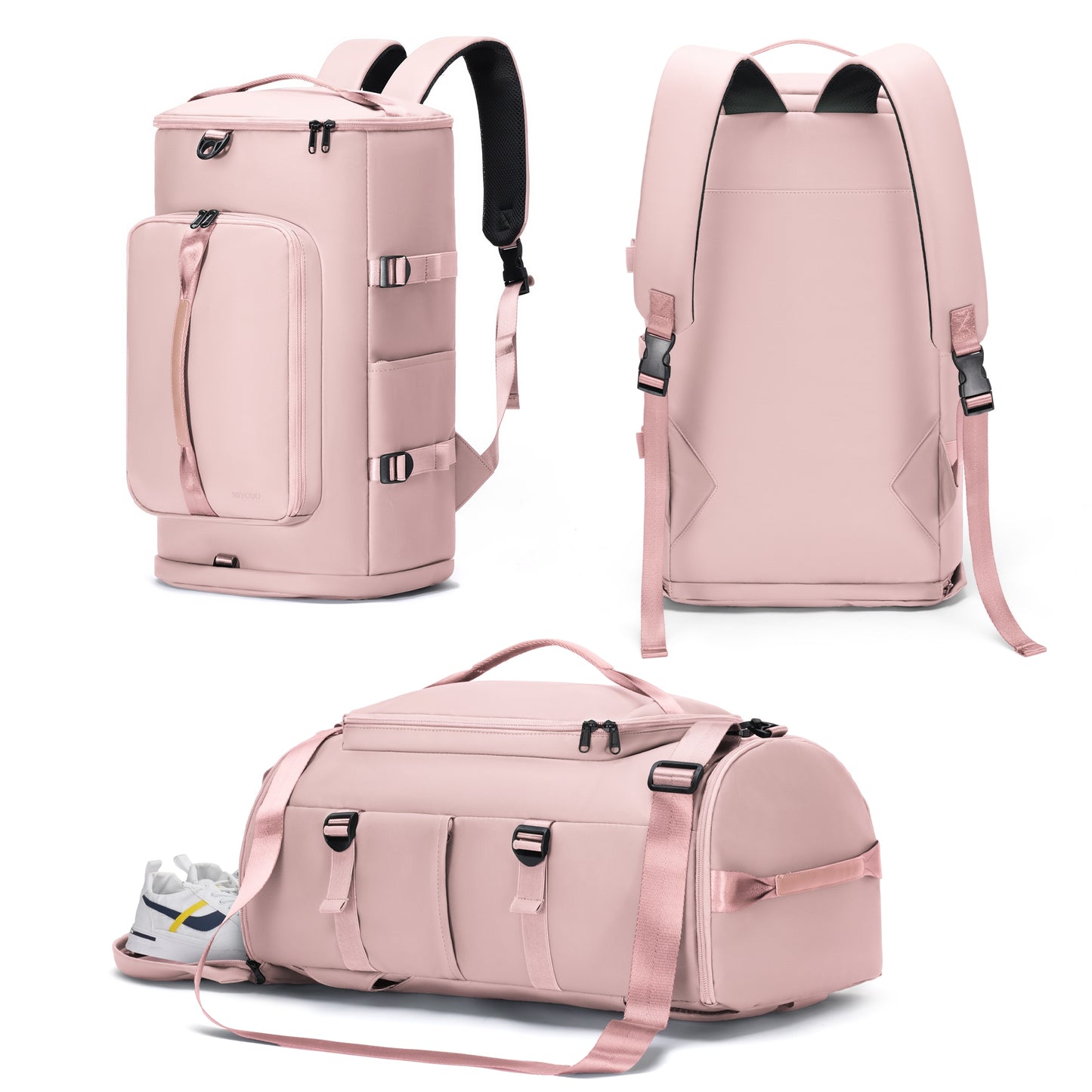 MIYCOO Gym Bag for Men and Women, Pink