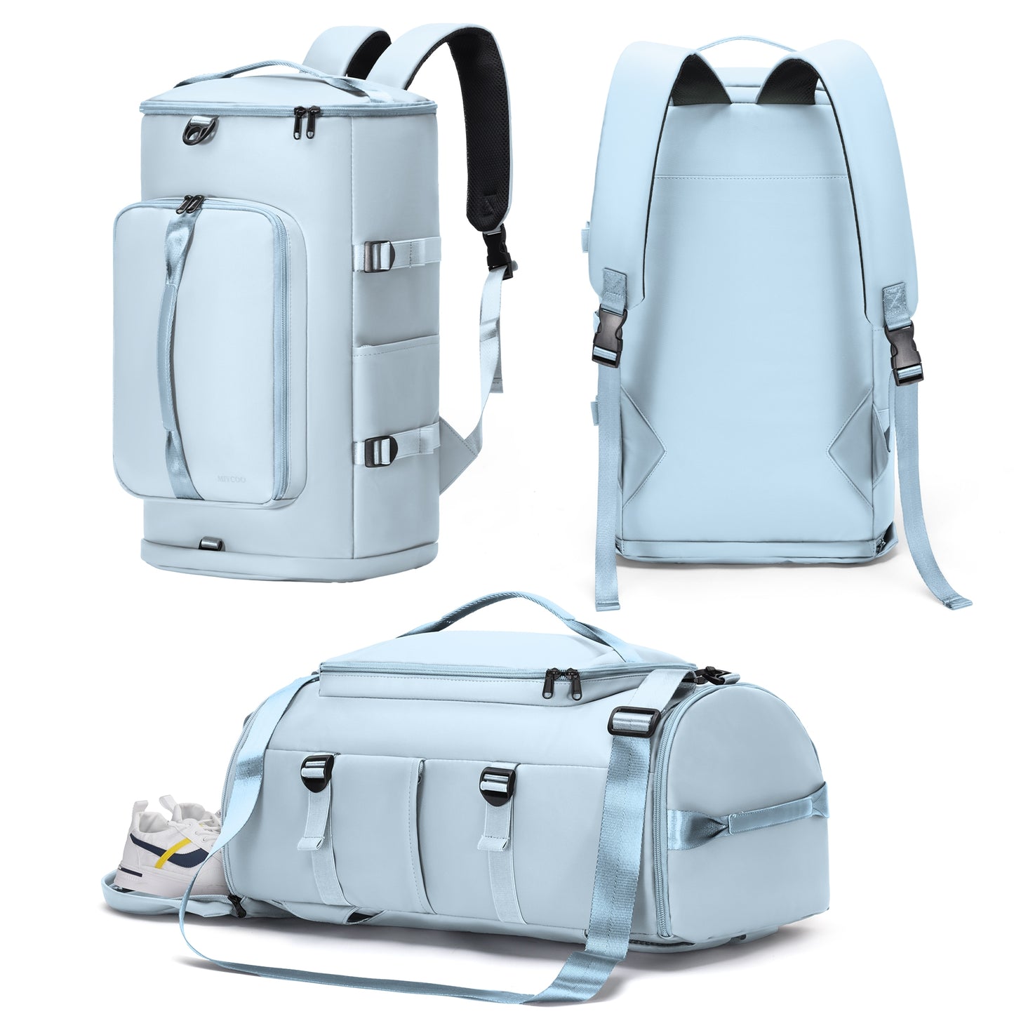 MIYCOO Gym Bag for Men and Women, Blue