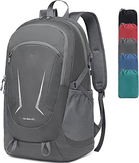 MIYCOO Ultra Lightweight Packable Backpack for Travel, Black