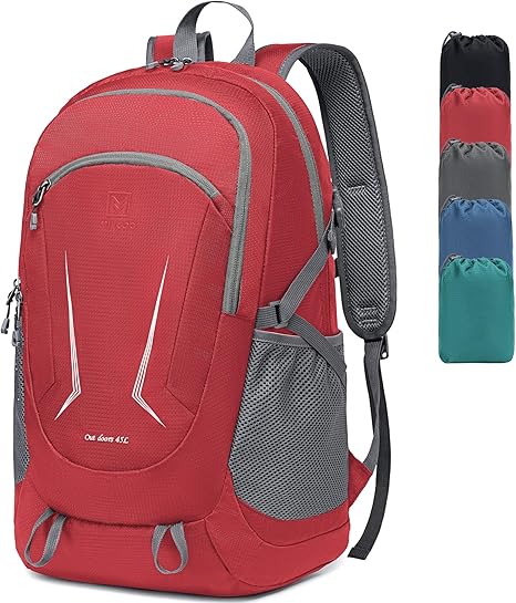 MIYCOO Ultra Lightweight Packable Backpack for Travel, Black