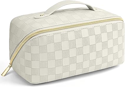 MIYCOO Makeup Bag, Large Capacity Travel Cosmetic Bag for Women