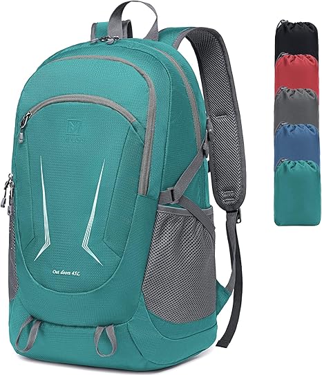 MIYCOO Ultra Lightweight Packable Backpack for Travel, Black