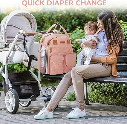 MIYCOO Diaper Bag Backpack , Pink