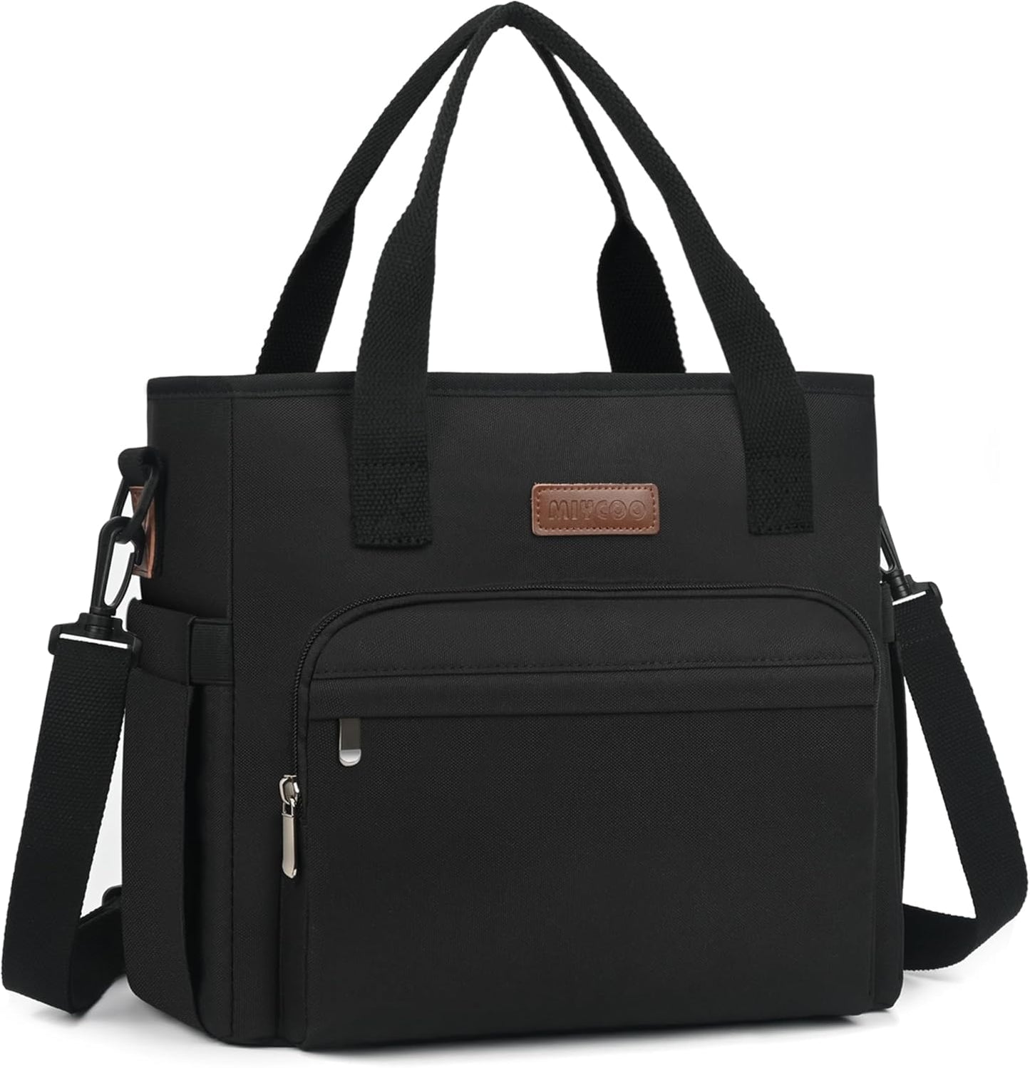 MIYCOO Lunch Bag Lunch Box Women, Black Unisex