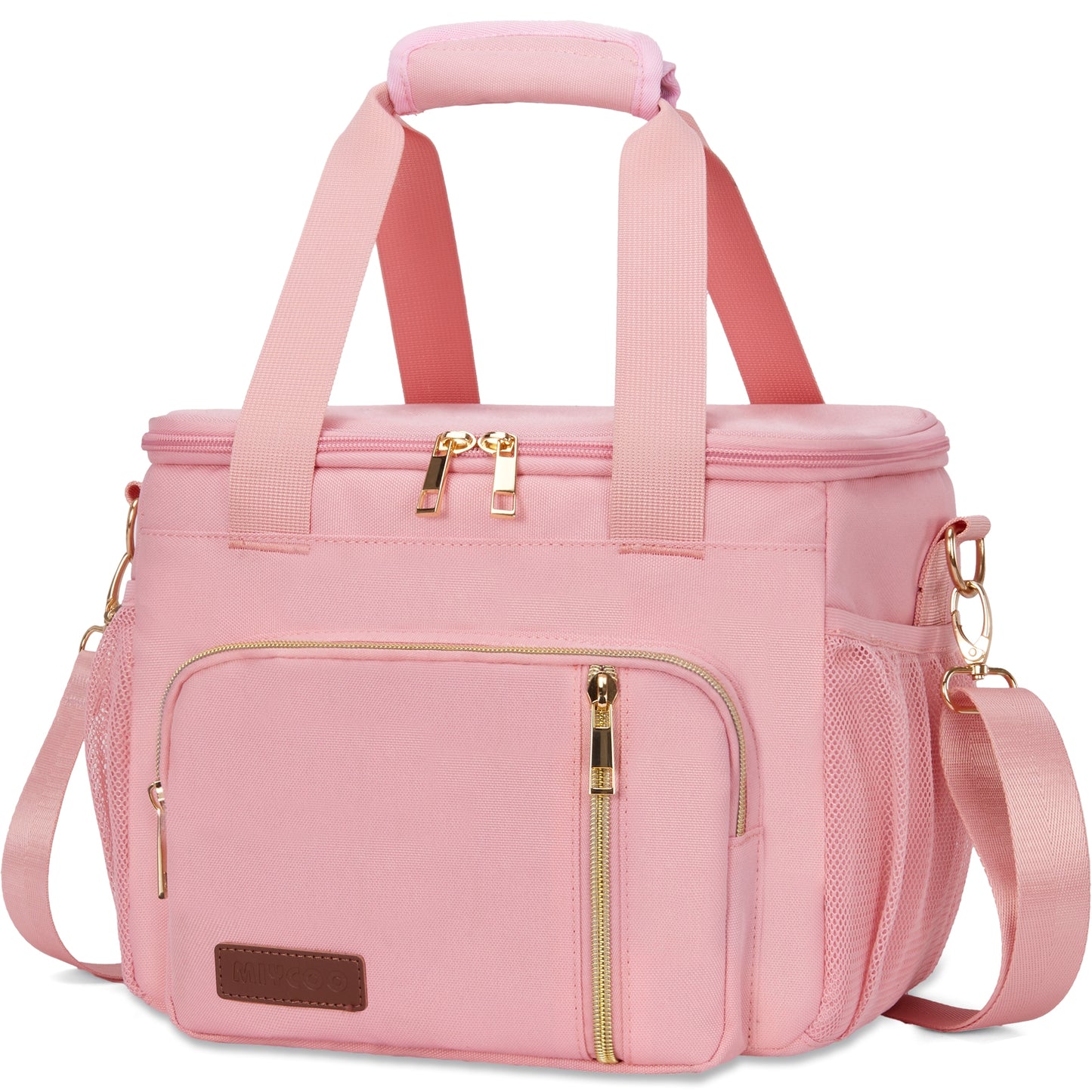 MIYCOO Insulated Lunch Bags for Women Men (Pink, 12L)