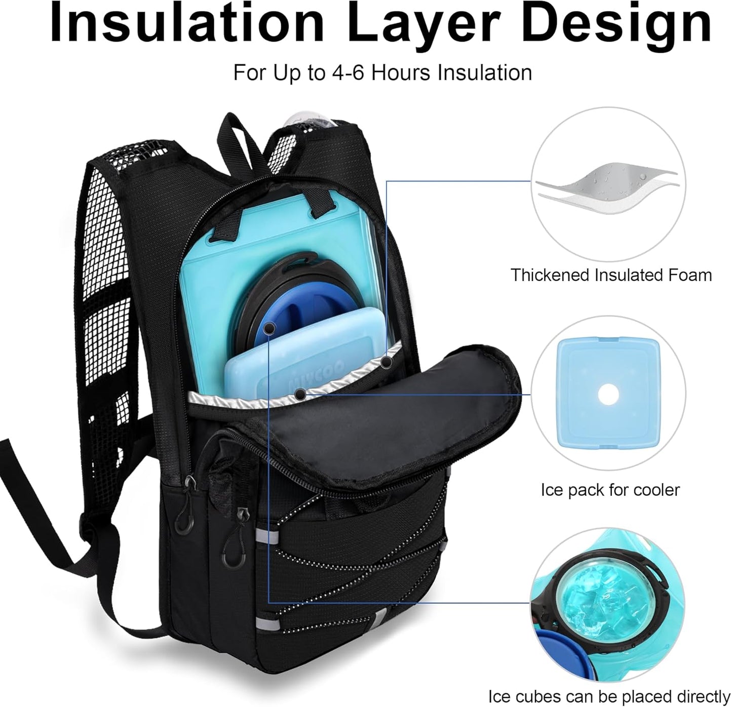 Hydration Backpack - Lightweight Water Backpack
